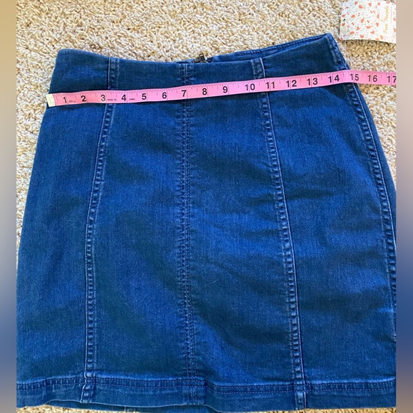 Free People Jeaned Skirt - Picture 7 of 8